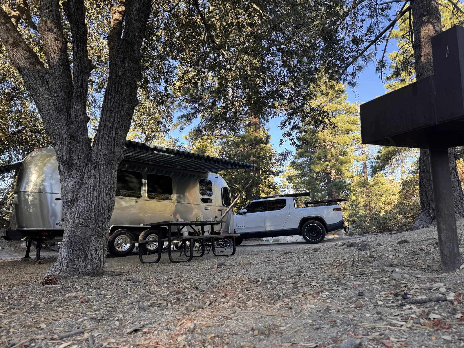 Wattreach — 20′ Airstream Caravel at Pine Cove, CA, August 2025
