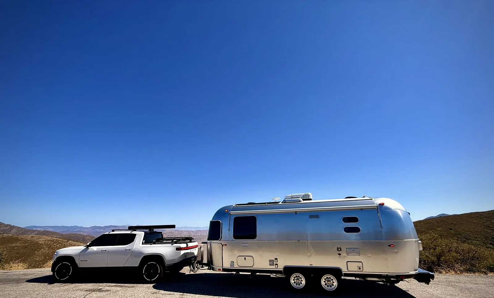 Wattreach — 20′ Airstream Caravel with Rivian R1T, September 2025