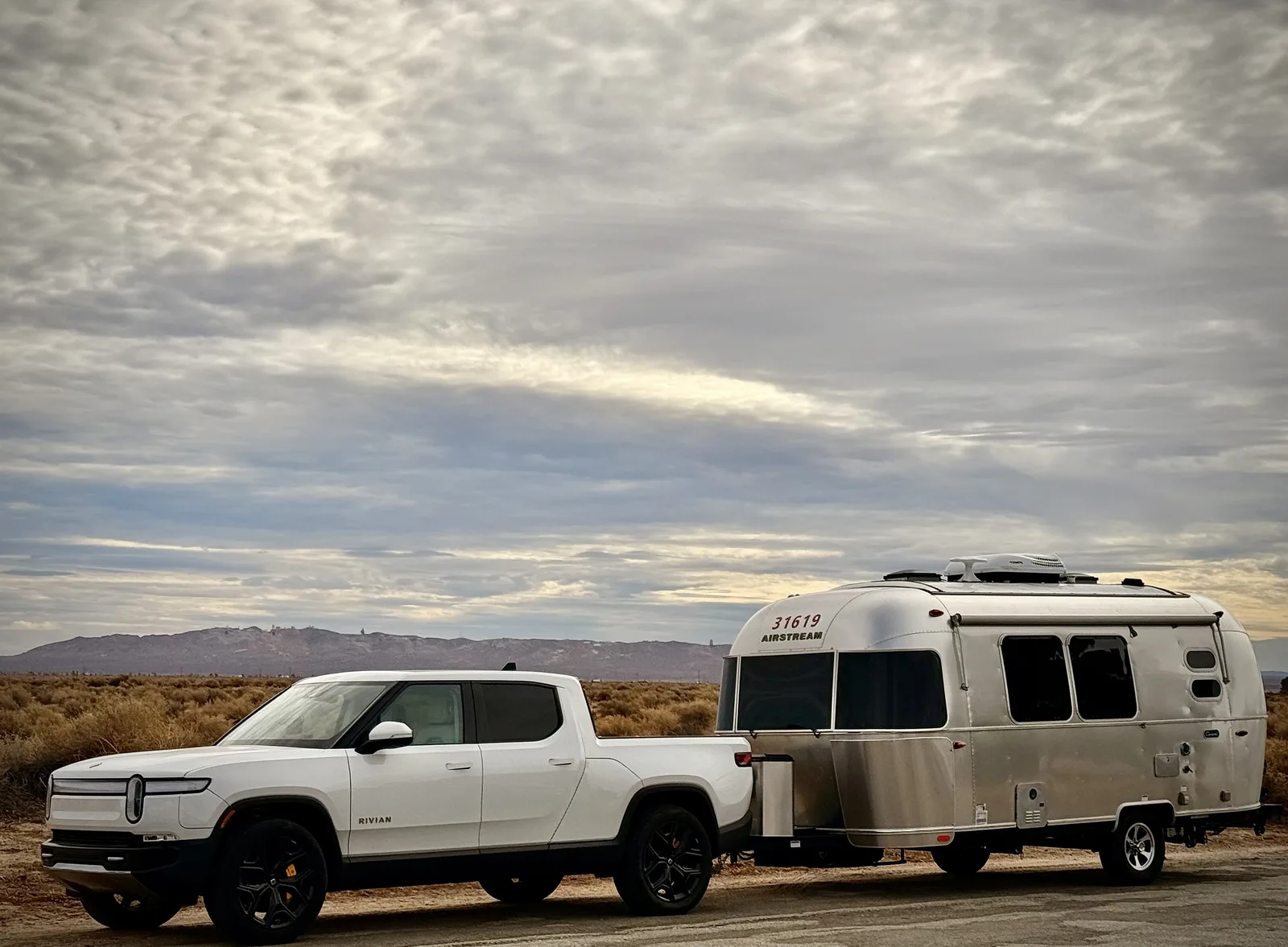 Wattreach — 20′ Airstream Caravel at North Edwards, CA, December 2024