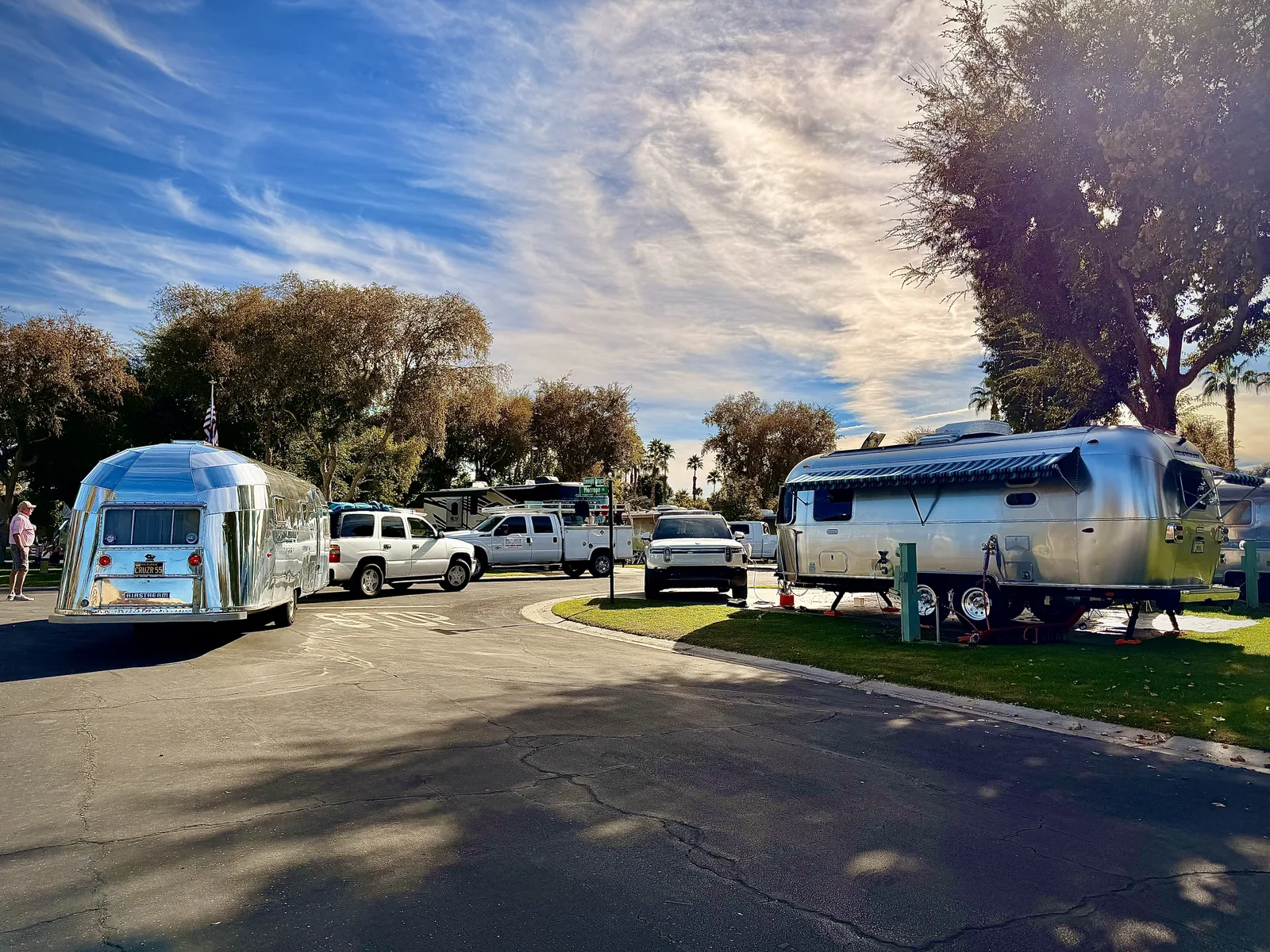 Wattreach — 23′ Airstream International at Palm Desert, CA, December 2025