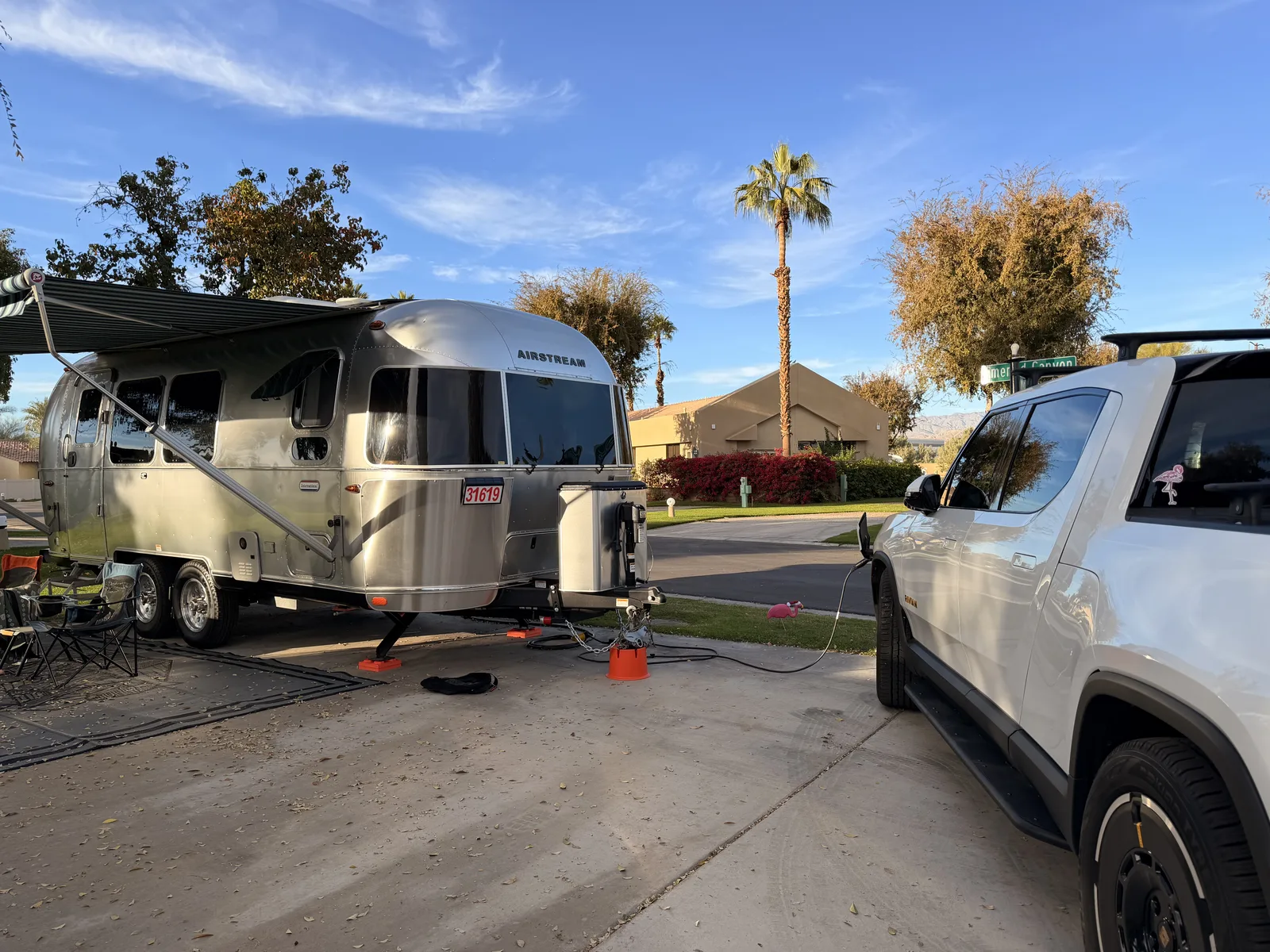 Wattreach — 23′ Airstream International at Palm Desert, CA, December 2025