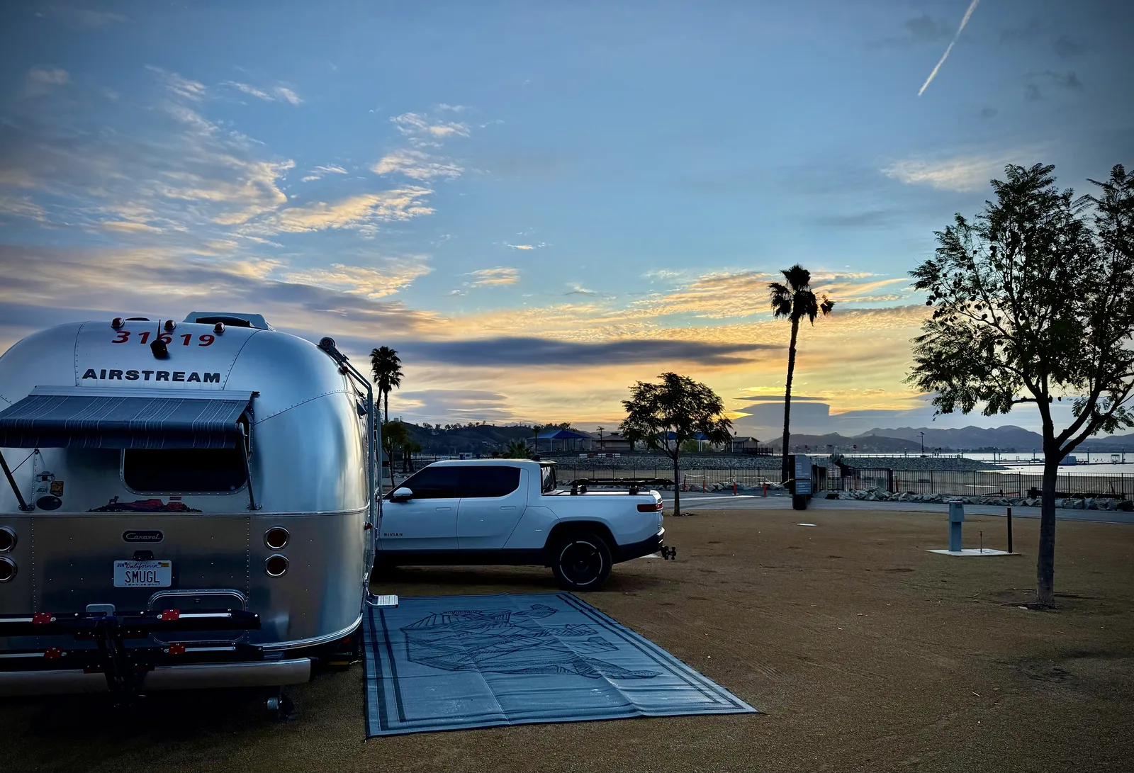 Wattreach — 20′ Airstream Caravel at Lake Elsinore, CA, March 2025