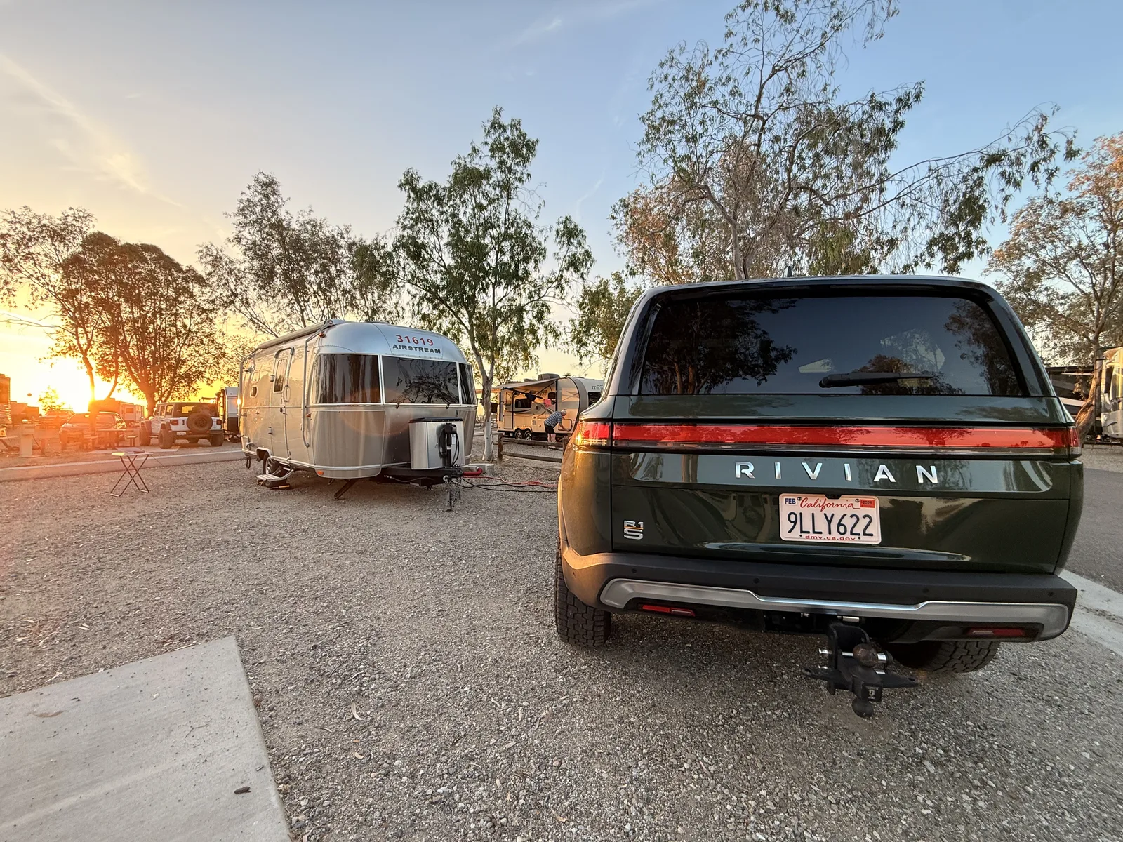 Wattreach — 20′ Airstream Caravel at Lost Hills, CA, May 2025